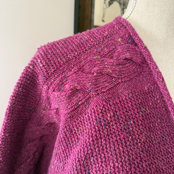 BILL BABER Handmade in Scotland Liscannor Islay Cardigan One Size - Picture 5 of 7